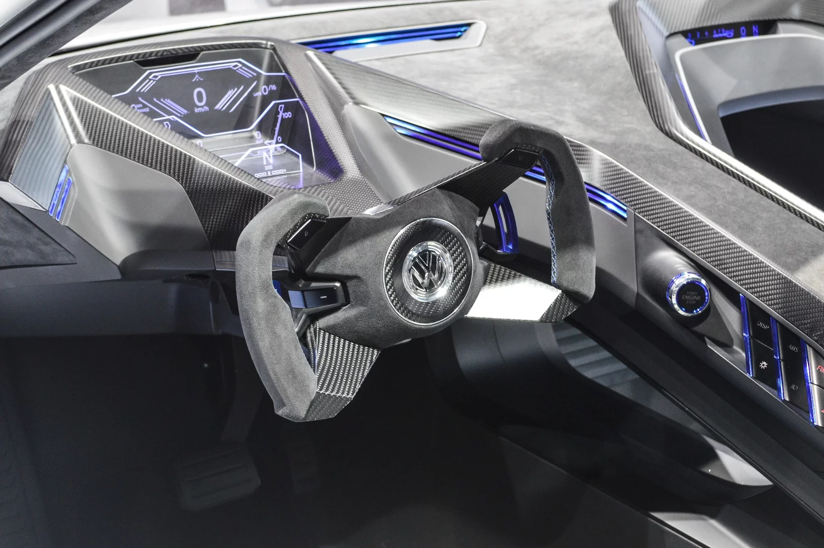 Inside the VW Golf GTE Sport concept