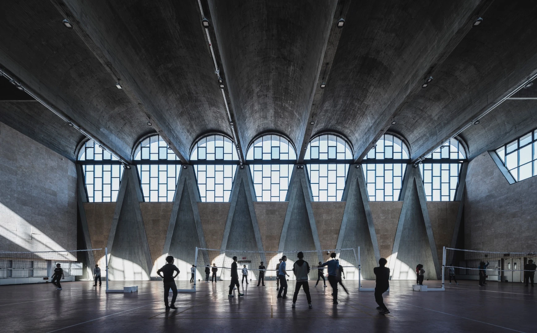 Winner Terrence Zhang took this runner-up photograph of the gymnasium in the New Campus of Tianjin University, China