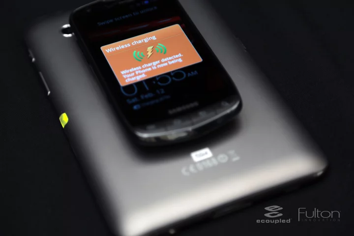 Fulton Innovation is demonstrating new wireless charging and power transfer breakthroughs at CES 2013, including a tablet capable of both receiving and sending wireless power