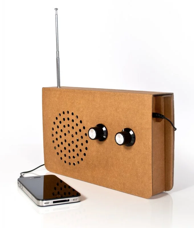 Card Radio should play nicely with your mp3 player of choice