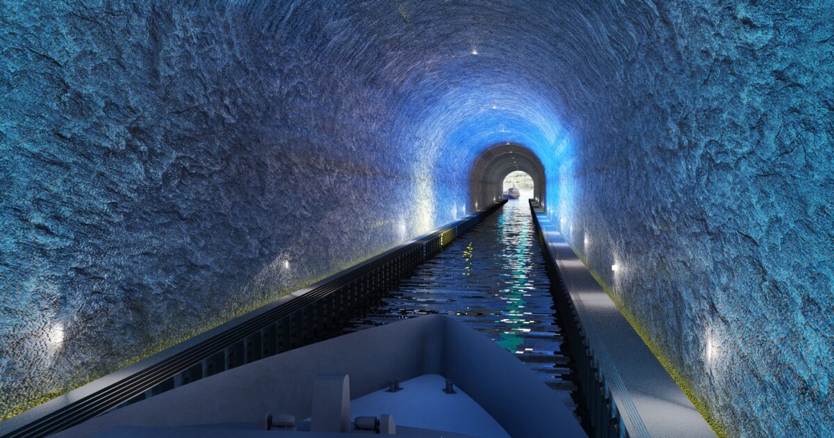 Mile-long ship tunnel will offer safe passage through hazardous peninsula