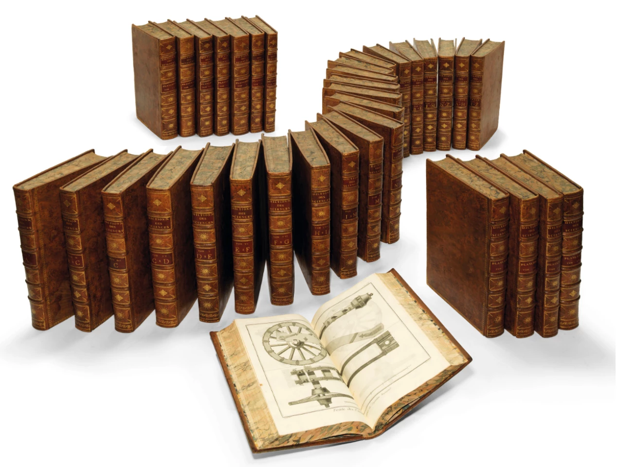 Encyclopédie, ou Dictionnaire raisonné des sciences, des arts et des métiers by Denis Diderot & Jean D'Alembert (1751-1780) | Auction Description | Estimate: $31,650 to $44,310 | Auction Date: July 9, 2019