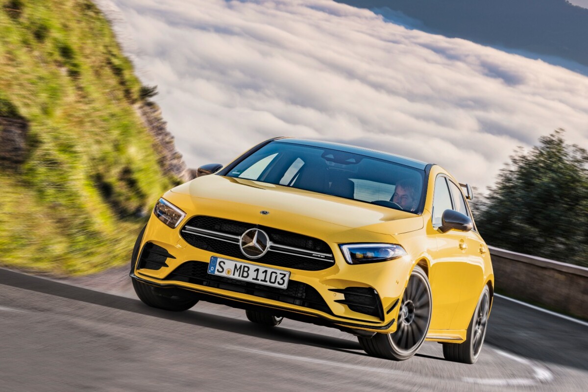 2019 A 35 Emerges As Mercedes Amg S New Entry Level Hot Hatch