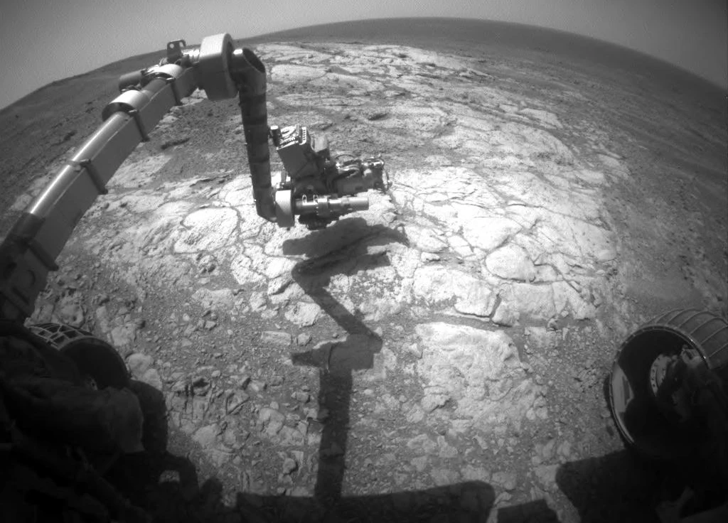 Opportunity examining Athens Rock