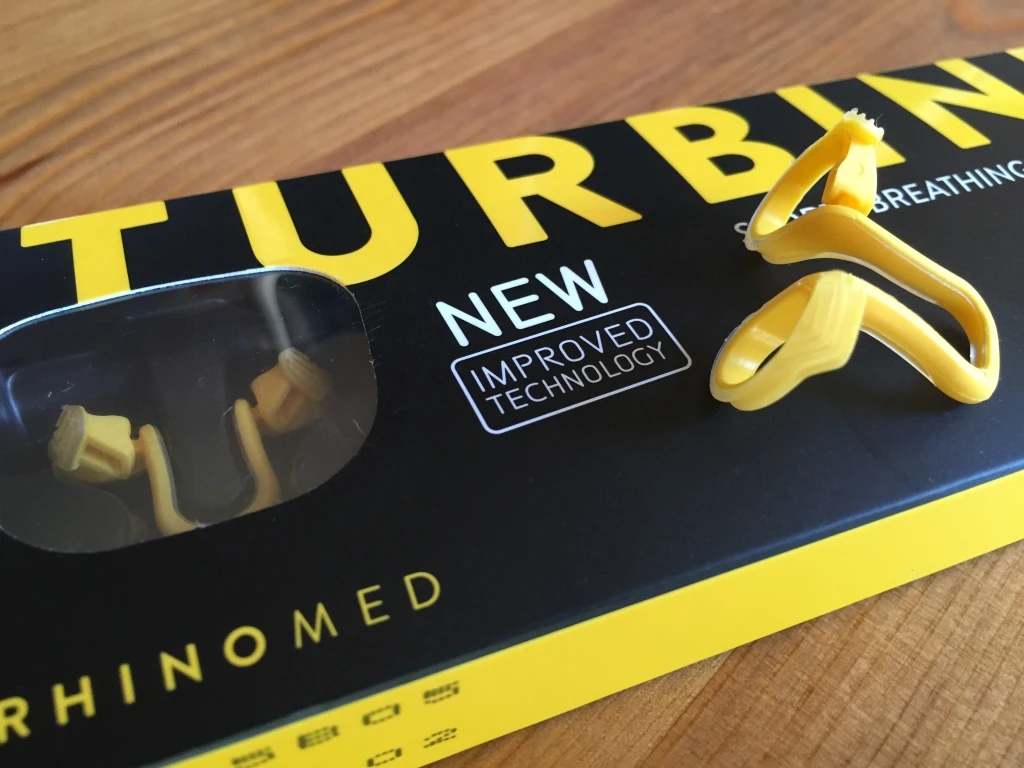 The Turbine is designed to allow athletes to breathe more freely through their noses