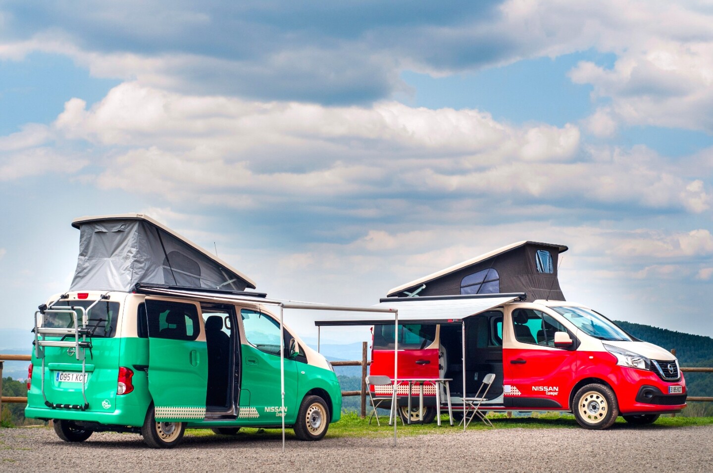 Nissan takes camper vans fully electric with new eNV200 poptop