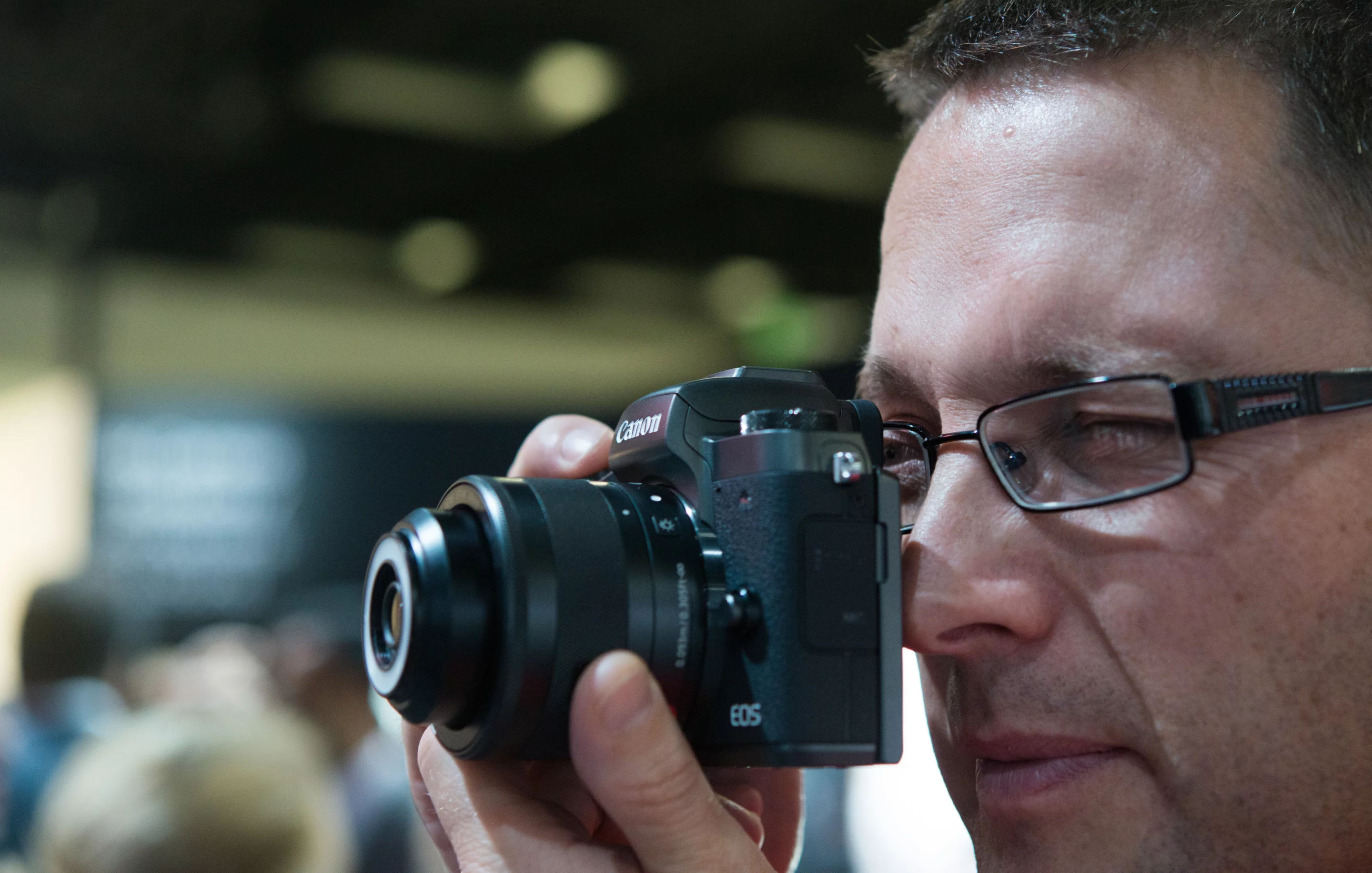 The Canon EOS M5 mirrorless camera is surprisingly small