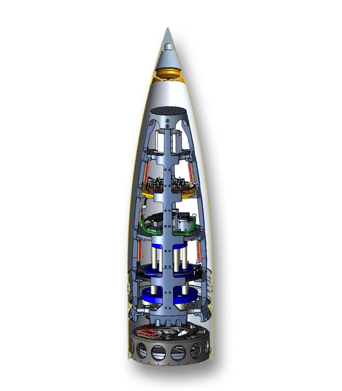 Multiple scientific payloads fly on each HOT SHOT flight launched by Sandia National Laboratories, as illustrated here