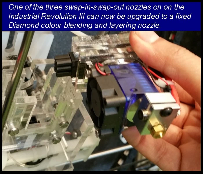 The IR3 boasts swappable nozzles