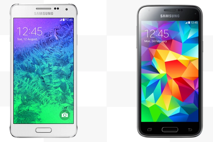 The Samsung Galaxy Alpha and Galaxy S5 mini may be a similar size, but they're very different devices