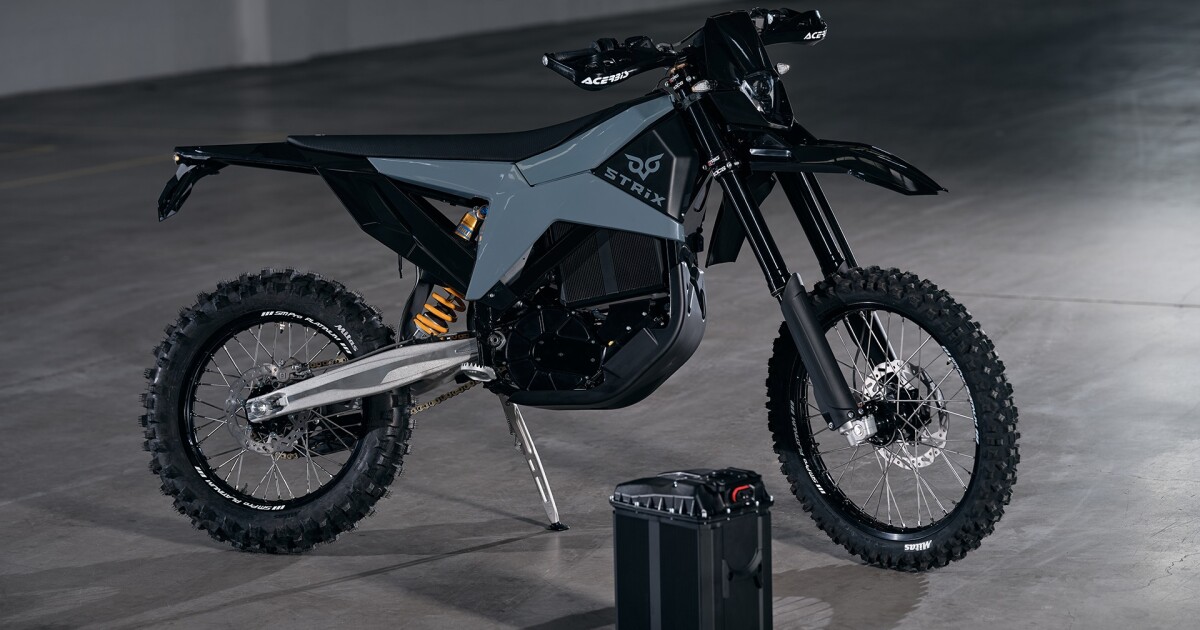 The STRiX electric moto will have enduro purists drooling