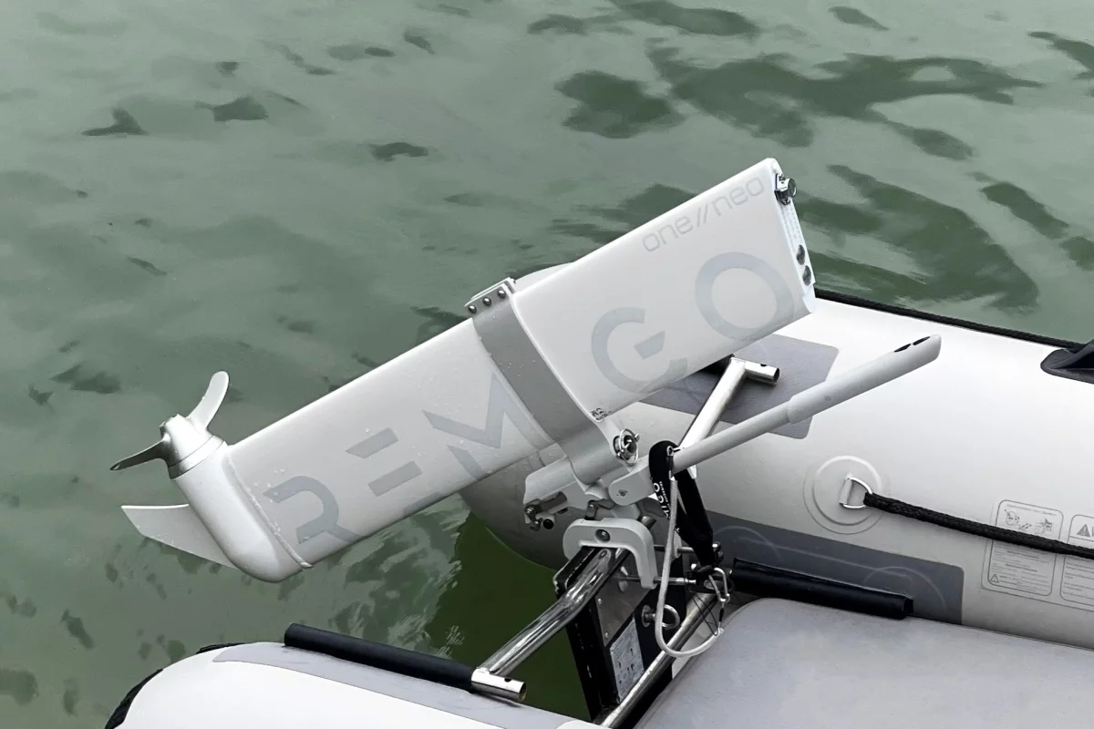 Remigo expands its lineup of ultra-slim, lightweight portable electric boat drives with the next-generation Neo