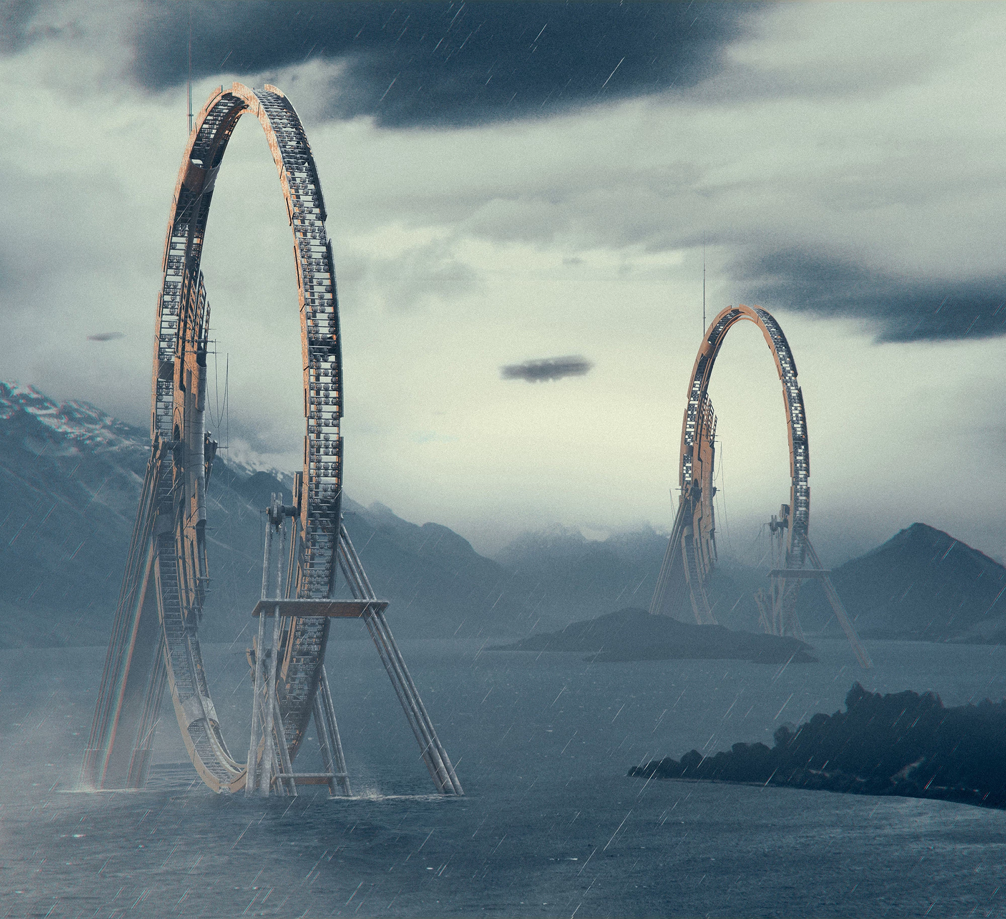 Mudtrapper Skyscraper, an honorable mention in the eVolo 2020 Skyscraper Competition