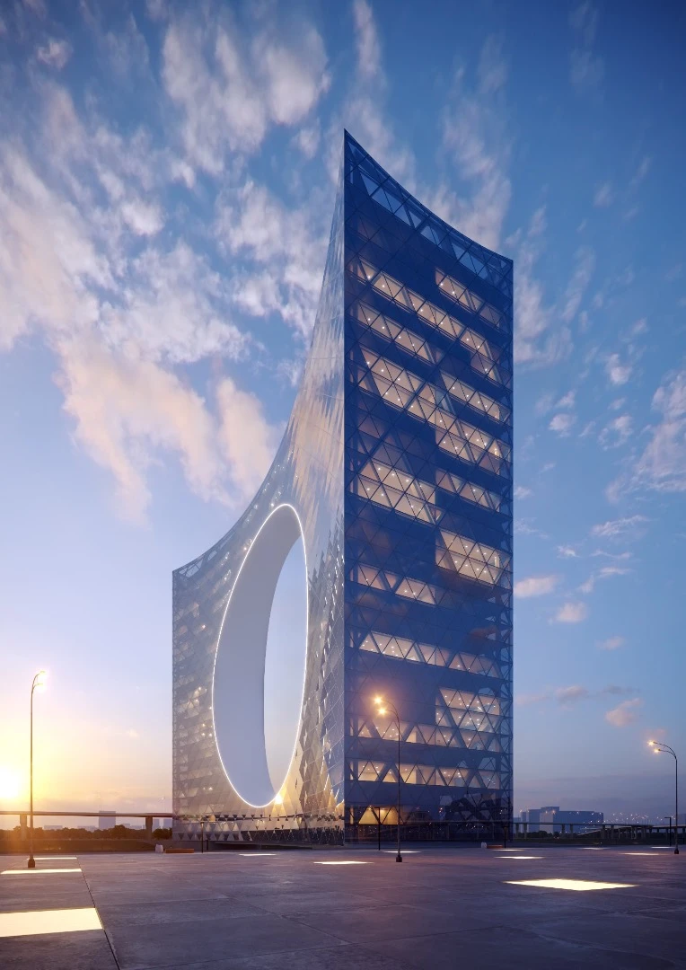 The Tower of the Sun would have 75,000 sq m (roughly 807,300 sq ft) of floorspace
