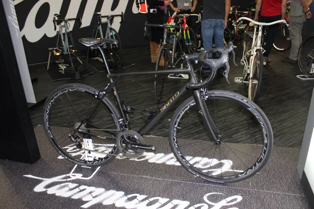 If you had $27,000 lying around, you could have bought this Sarto 18K – the carbon fiber beauty is trimmed with 18-karat gold and crocodile skin (Photo: Ben Coxworth/Gizmag.com)