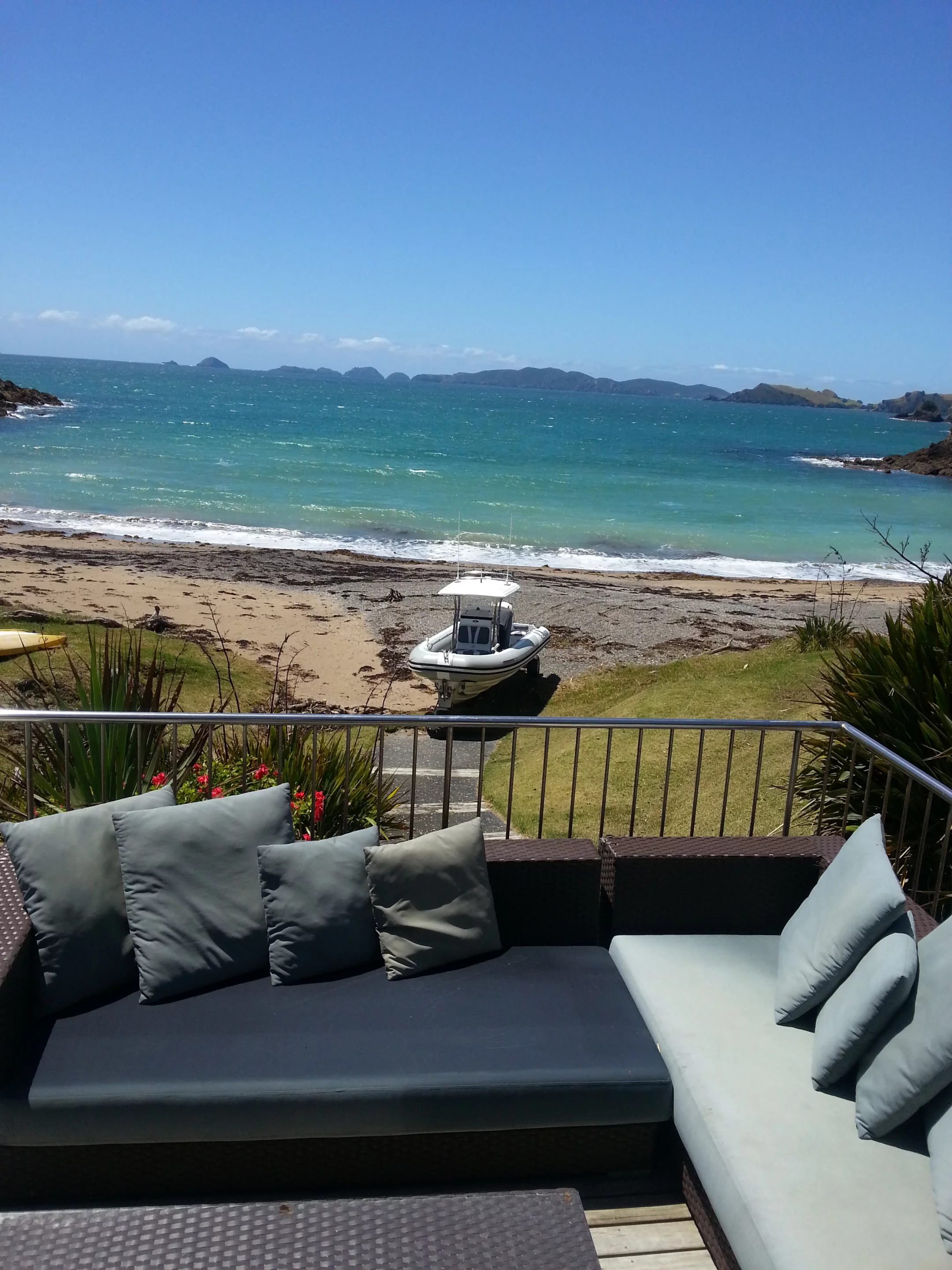 New Zealand's Smuggler Marine has also licensed the Powered by Sealegs system, having married its Strata 750 center-console RIB with the Sealegs system to create a high-performance composite amphibious vessel