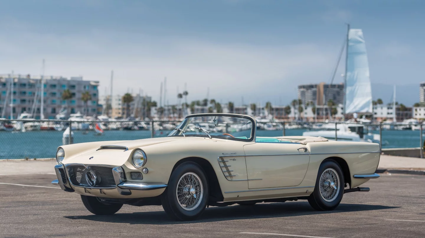 $605,000 | 1959 Maserati 3500 GT Spyder by FruaEstimate: $650,000 to $1,000,000Official Auction Description: RM-SothebysLot 155