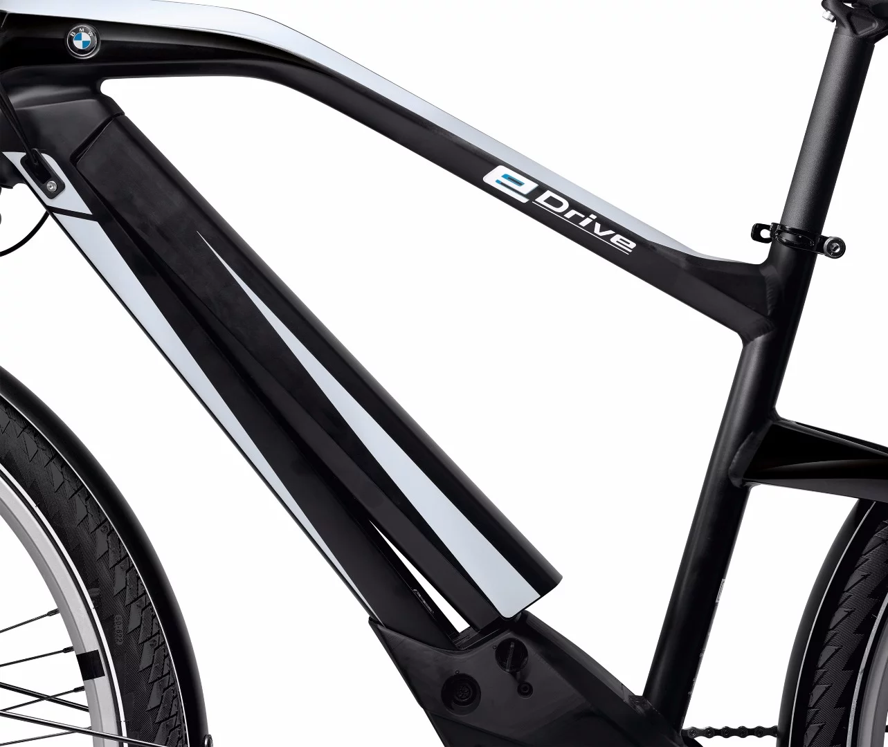 The BMW Active Hybrid e-bike hides a removable battery and motor inside its frame