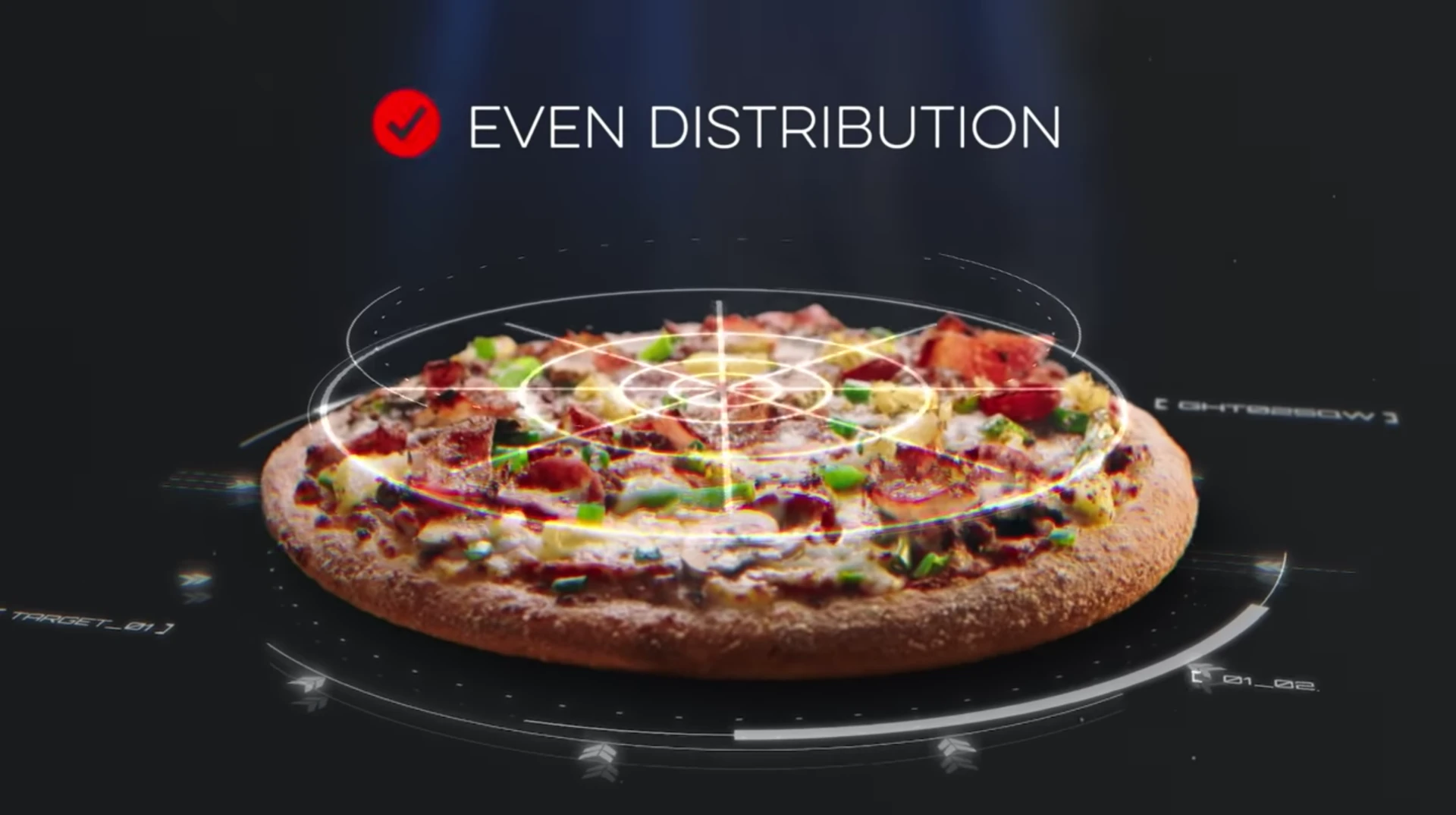 The system leverages artificial intelligence as a form of quality control before pizzas are sent on their way