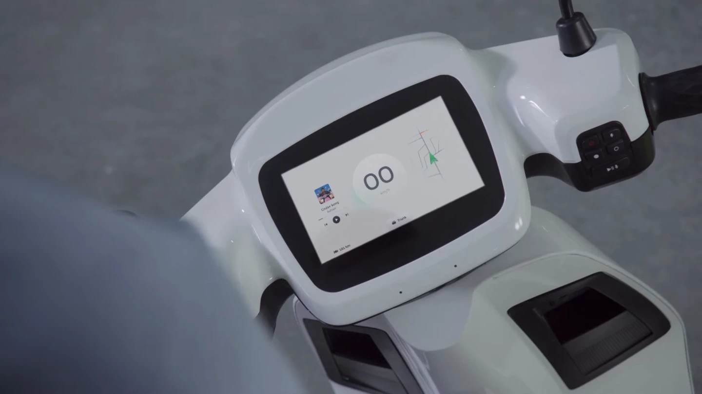 The S1 has built-in navigation, live weather updates and even a sound system