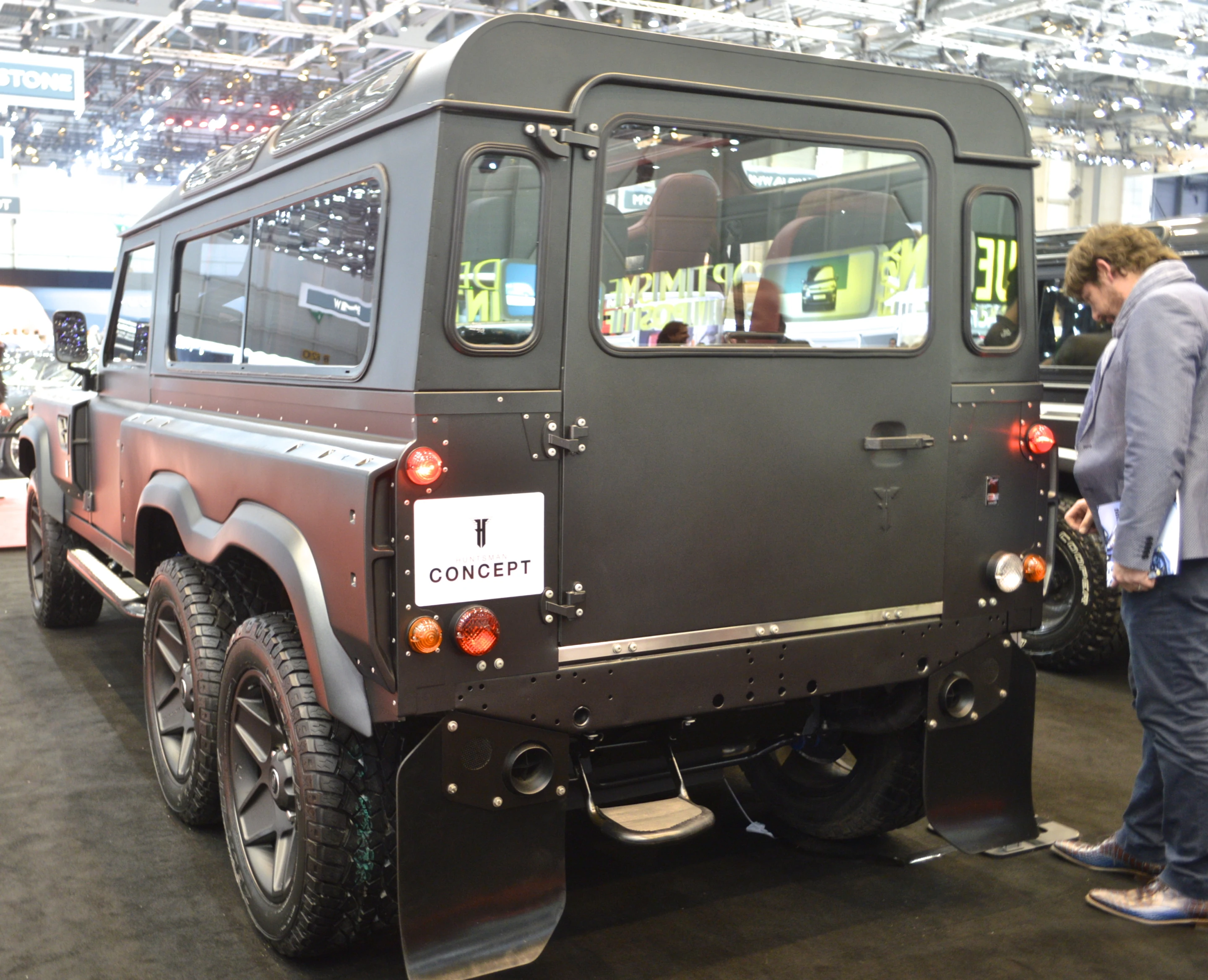 The Flying Huntsman gets an aluminum body kit and Volcanic Rock Satin paint job (Photo: C.C. Weiss/Gizmag.com)