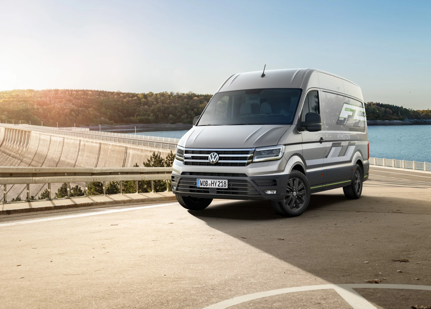 VW's Crafter HyMotion hydrogen van was designed with longer journeys in mind