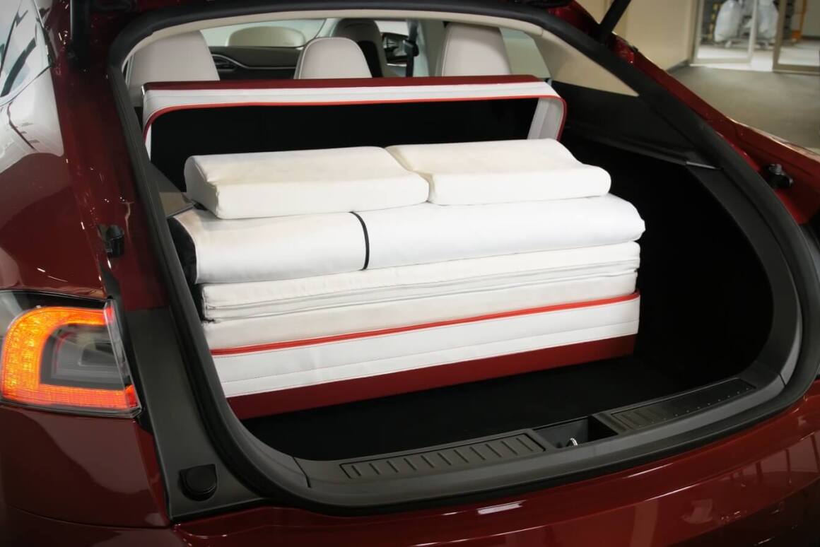 Dreamcase Auto Bed Turns A Tesla Into An Electrified Mini