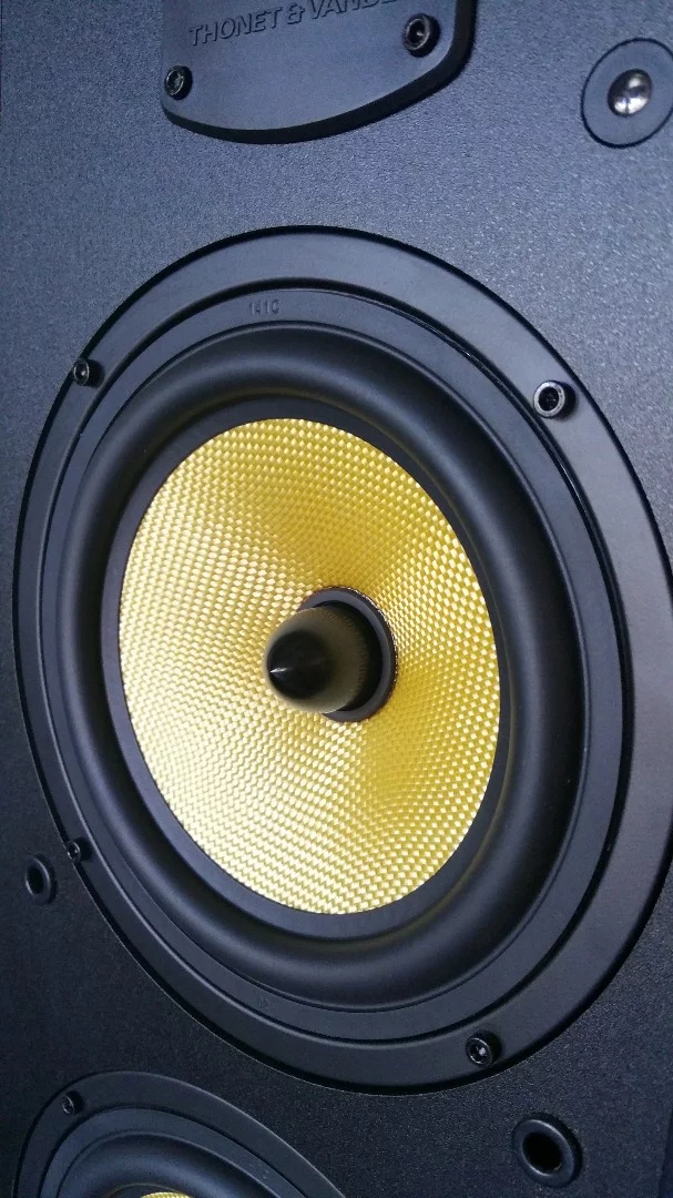 The Thonet & Vander Koloss uses an aramid (Kevlar) fiber for its subwoofers