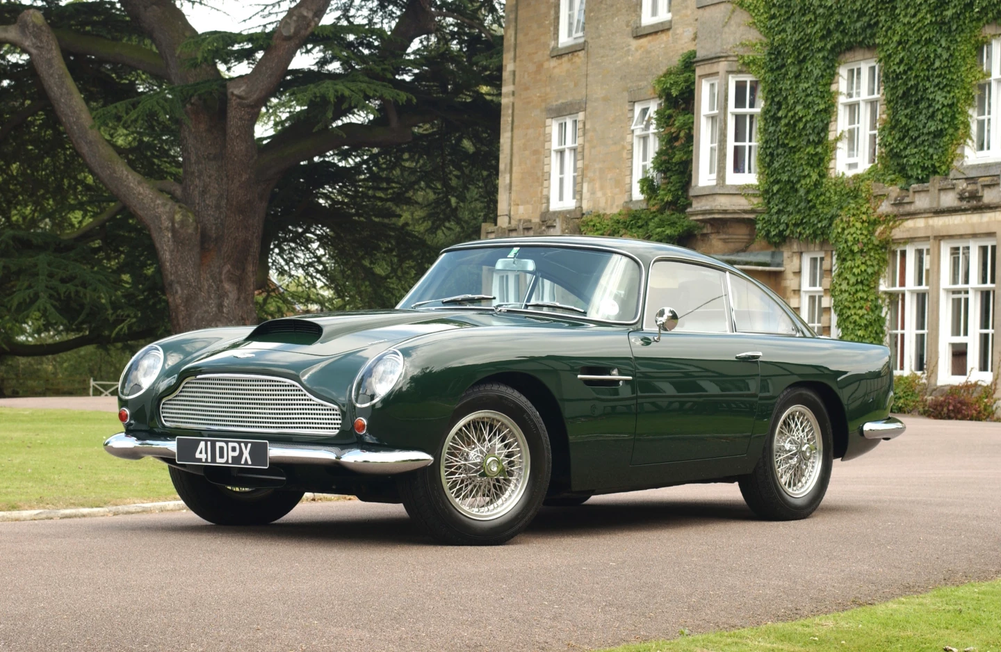 Prior to being owned by Peter Sellers and appearing in the 1963 movie "The Wrong Arm of the Law", "41 DPX" was used in various promotional roles. This image of the ex-Peter Sellers DB4 GT is from the Aston Martin Media Library.