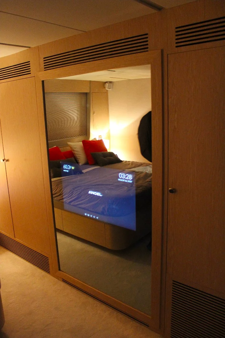 Furrion Angel comes to life on the master suite Smart Mirror