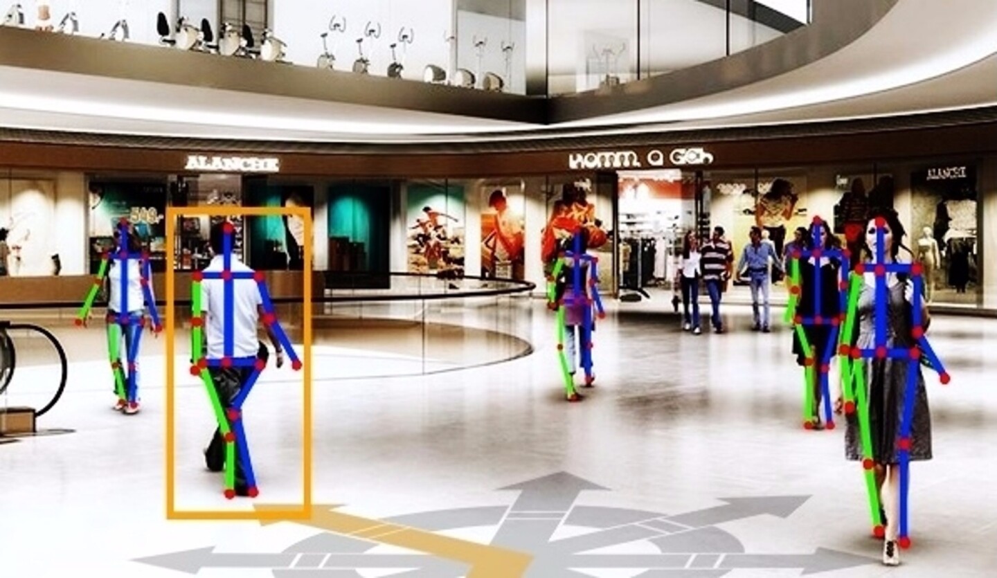 Olive uses skeleton tracking to follow its owner