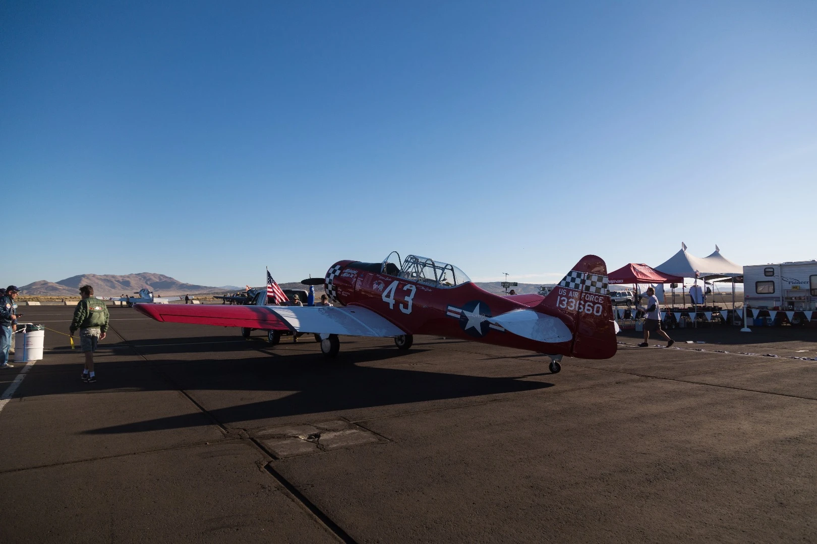 Midnight Miss 3, an AT-6 from the T-6 class, heads out