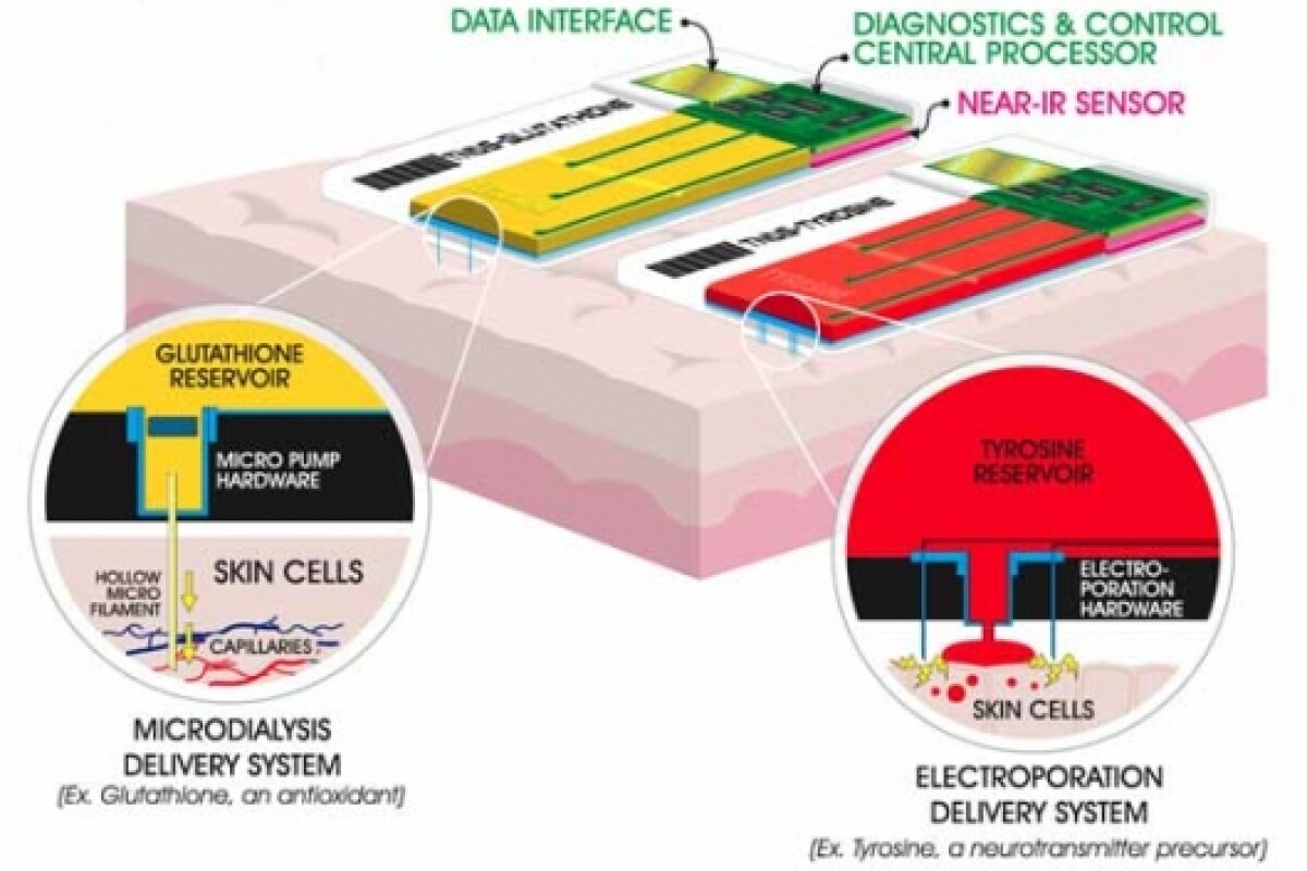 Food patch delivers nutrients by the skin