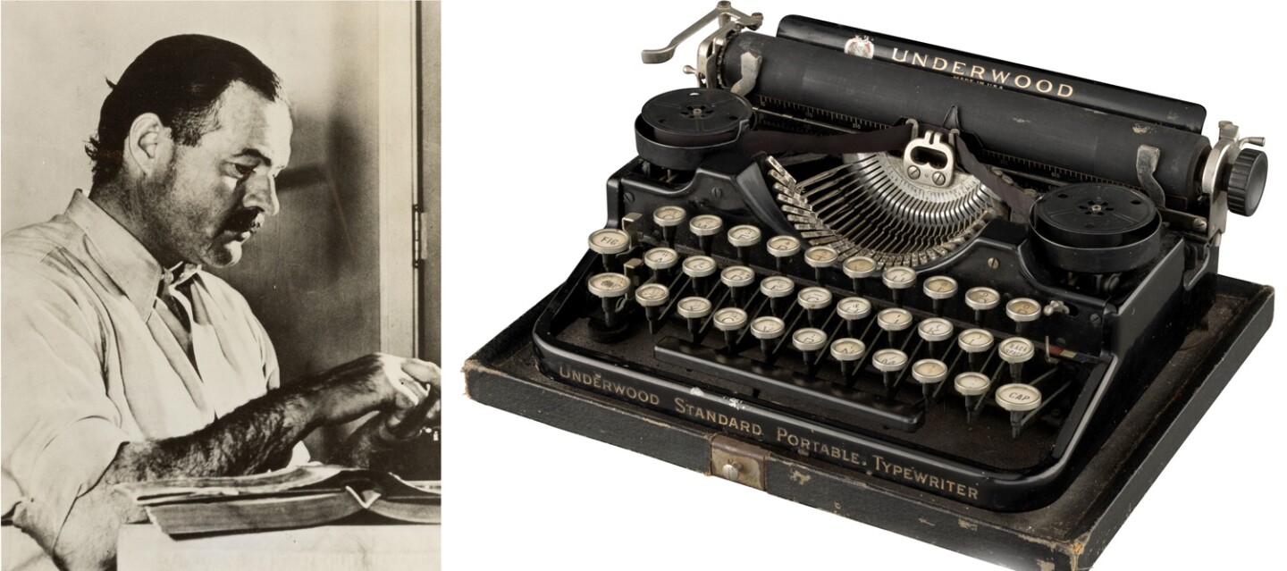 “There is nothing to writing", wrote Hemingway, "All you do is sit down at a typewriter and bleed.”