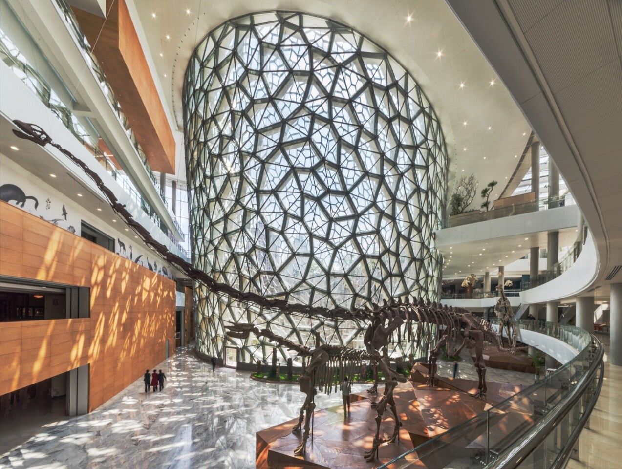 Visitors are greeted by a large 30 m (98 ft) high atrium (Photo: James and Connor Steinkamp)