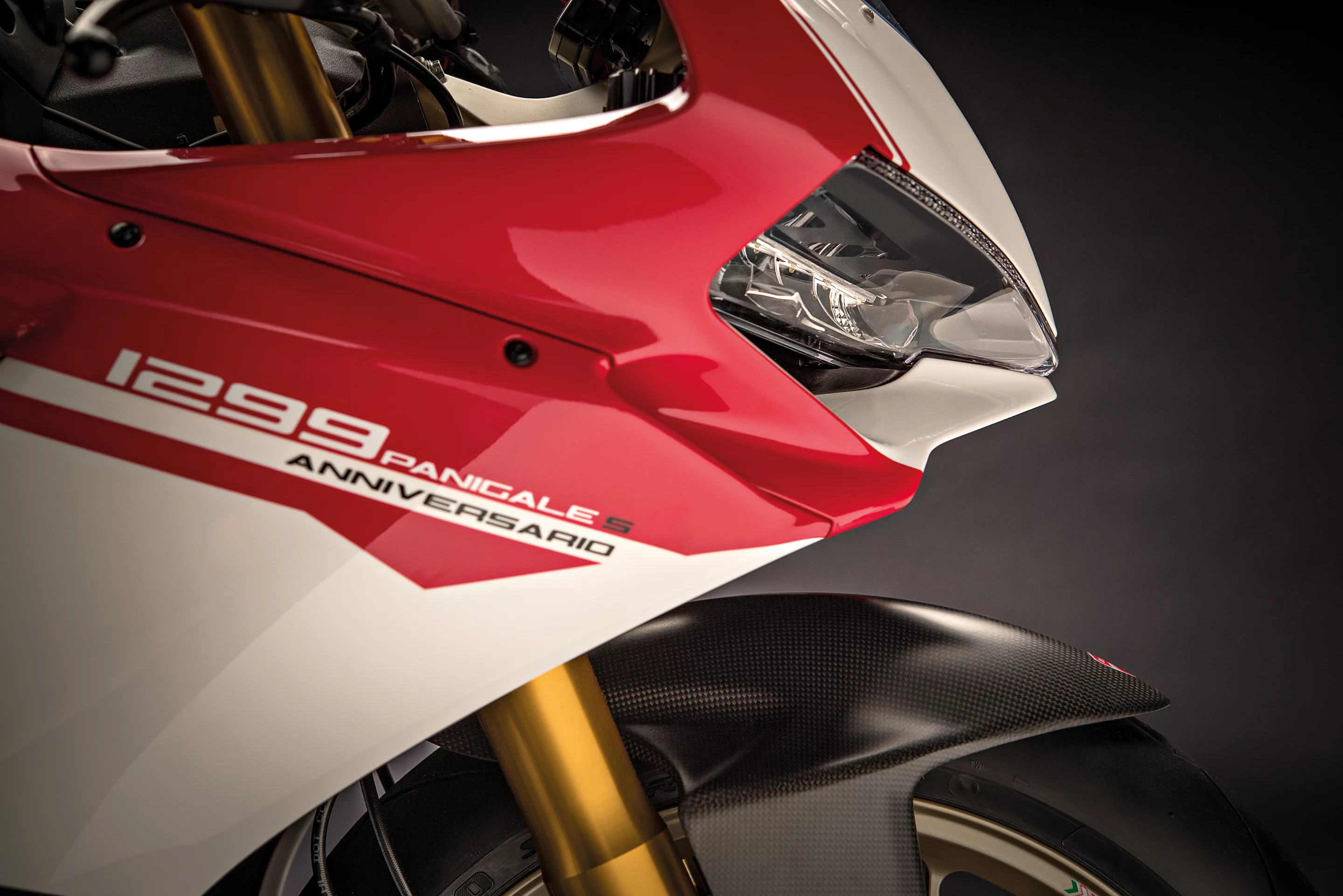 Some of the details on the 1299 Panigale S Anniversario
