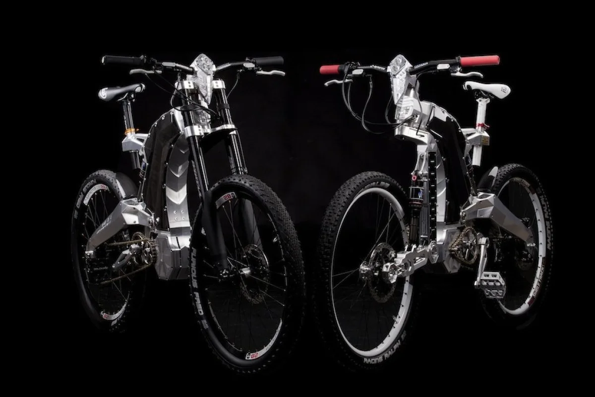 Budapest's M55 has announced the launch of the first two versions of its new Terminus luxury hybrid bike - one of which features a one-of-a-kind Biceps single-arm front suspension system