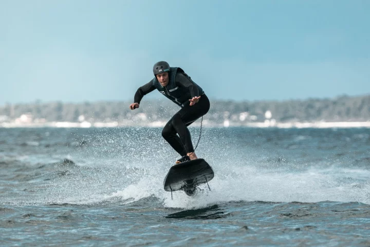 The Ravik, by Awake Boards, is a high-powered electric beast capable of 35 mph over the water