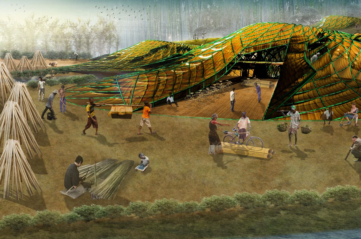 The Bamboo Lakou proposal calls for sustainably-sourced bamboo to be used to jump-start a new infrastructure for Haiti (Image: John Naylor)