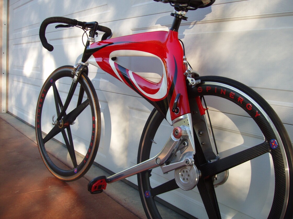 The NuBike prototype weighs 22 lb (10 kg)