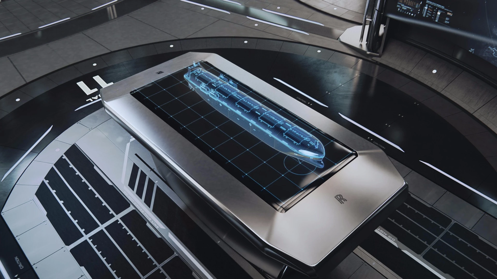A 3D collaborative table in a control station