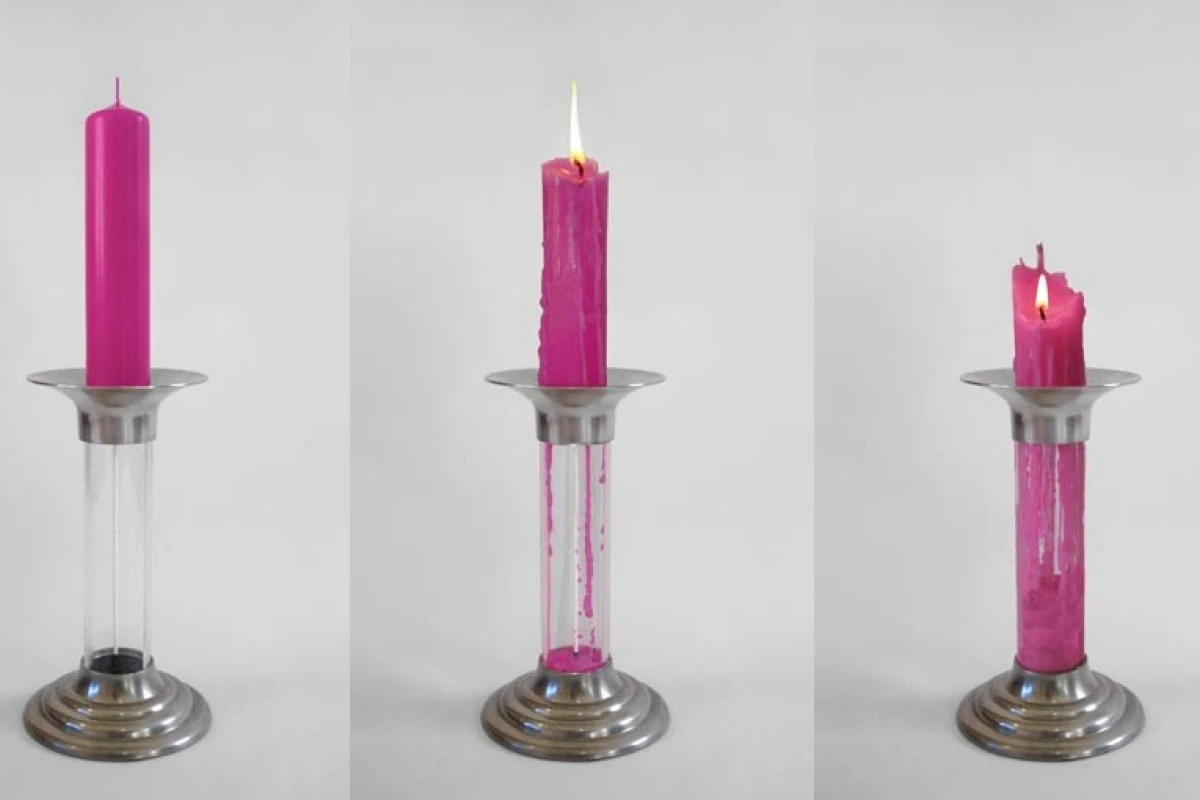 Rekindle from Benjamin Shine is a cleverly designed candlestick that means no wax goes to waste