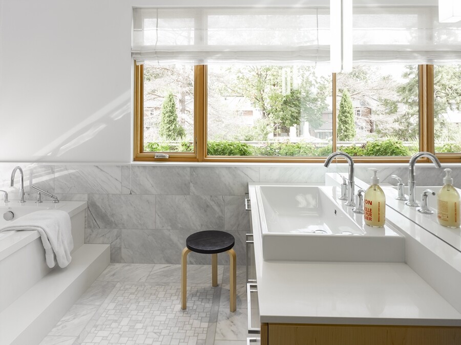 All manufactured finishes used in the Bedford Park House have been kept free of toxins or pollutant emitters (Photo: Ben Rahn/A-Frame)