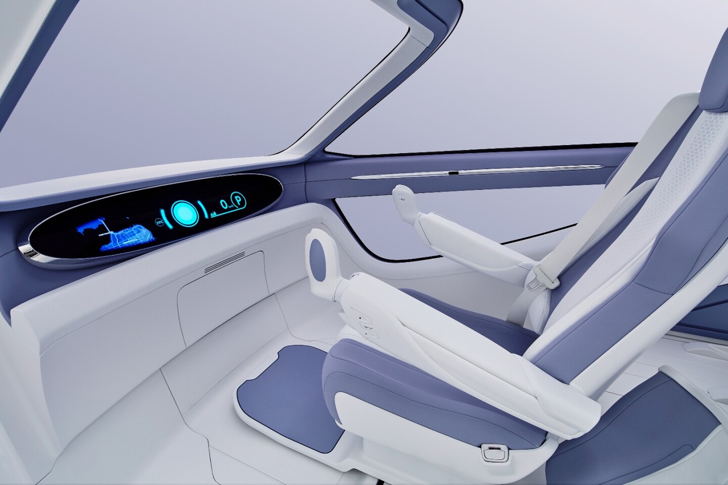 Interior of Toyota's Concept-i Ride