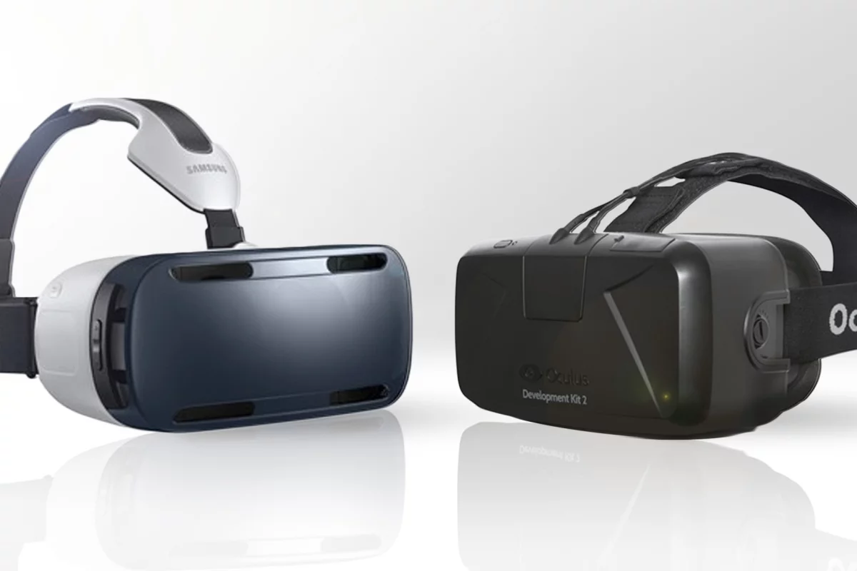 Gizmag compares the features and specs of the consumer-friendly Gear VR and developers-only Oculus Rift DK2