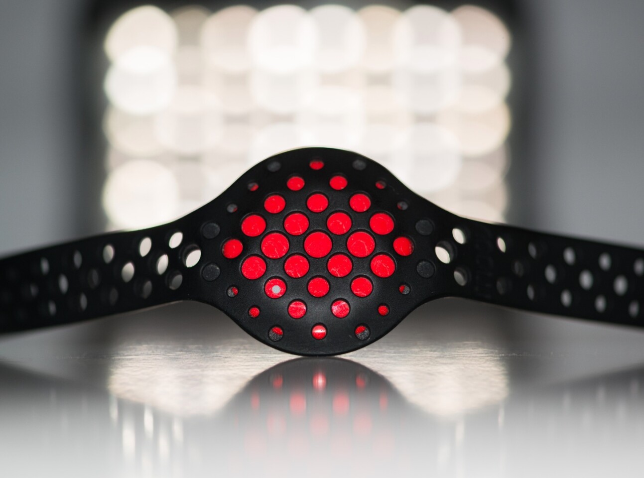 The Moov Now sports coach and activity tracker is small and comfortable to wear