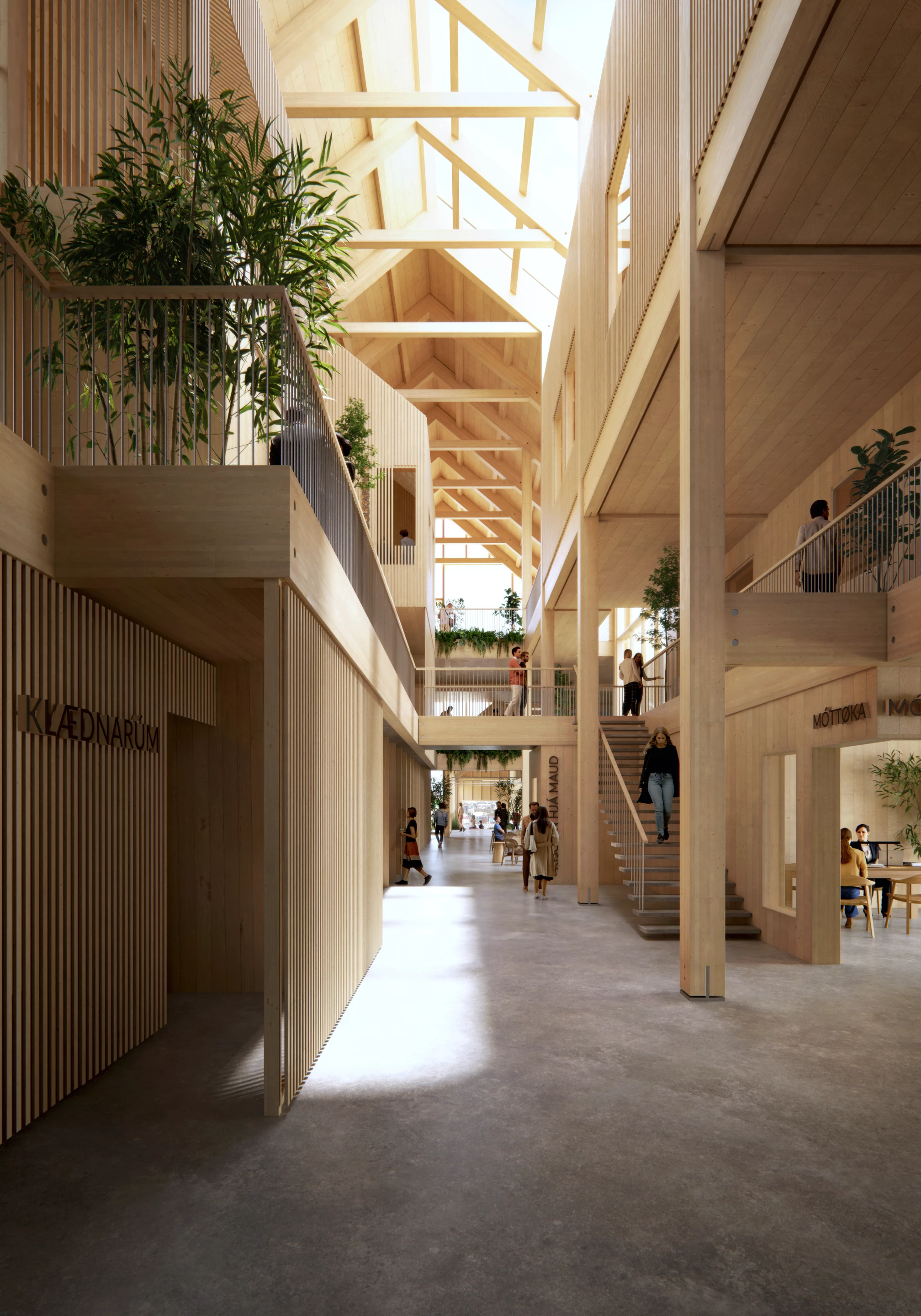 The University of the Faroe Islands in Torshavn will be constructed from sustainably sourced timber