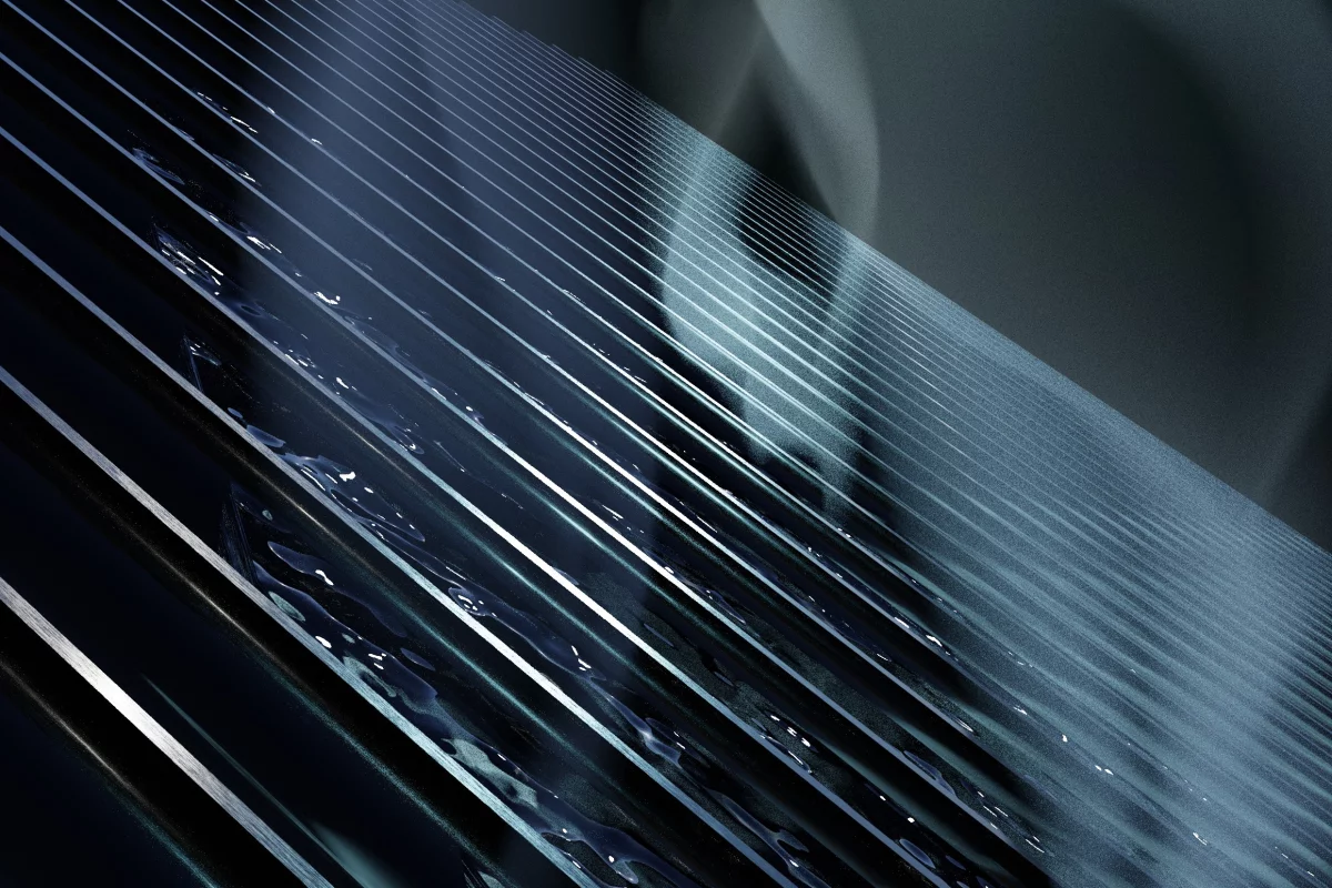 A render of the water-purifying aluminum panel