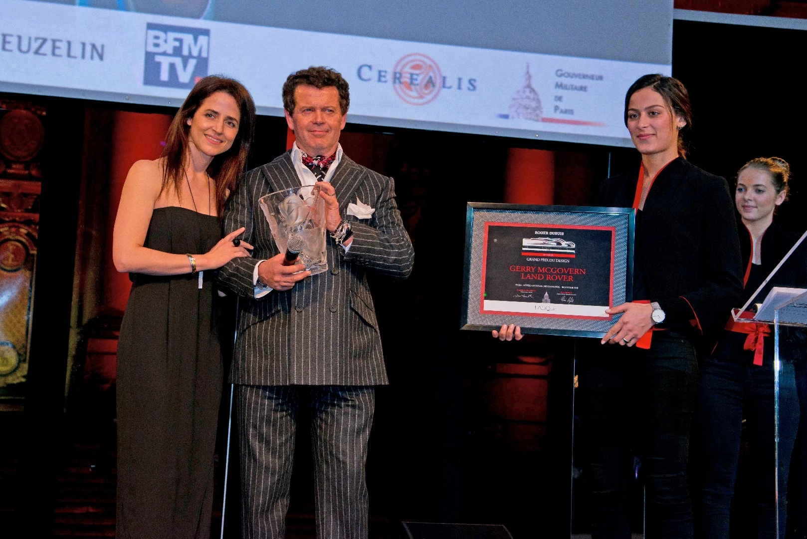 The Grand Prix du Design prize is the Festival Automobile International's Automotive Designer of the Year and in being awarded to Land Rover's Chief Design Officer Gerry McGovern, it recognizes his designs and their influence across the car industry