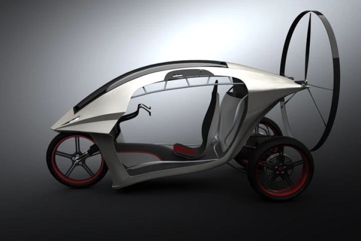 The paragliding motor trike concept by Zvezdan Nedeljkovic
